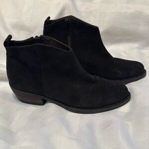 NWOT Marroqui Sanchez Sz 6.5 US/37 Spain Black Suede Leather Pointed Boots